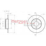 METZGER Bremsscheibe
