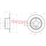 METZGER Bremsscheibe