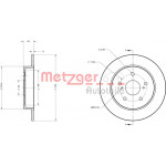 METZGER Bremsscheibe