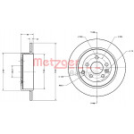 METZGER Bremsscheibe