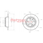 METZGER Bremsscheibe