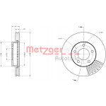 METZGER Bremsscheibe