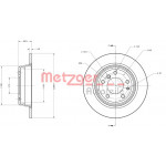 METZGER Bremsscheibe