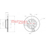 METZGER Bremsscheibe