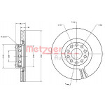 METZGER Bremsscheibe