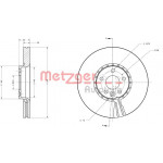 METZGER Bremsscheibe
