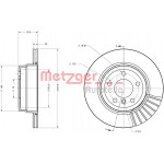 METZGER Bremsscheibe