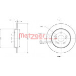 METZGER Bremsscheibe