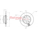 METZGER Bremsscheibe