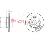 METZGER Bremsscheibe