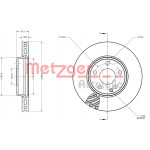METZGER Bremsscheibe