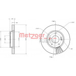 METZGER Bremsscheibe