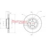 METZGER Bremsscheibe