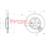 METZGER Bremsscheibe