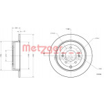 METZGER Bremsscheibe