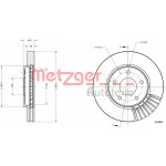 METZGER Bremsscheibe