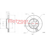 METZGER Bremsscheibe