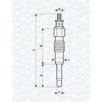 MAGNETI MARELLI Glühkerze