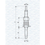 MAGNETI MARELLI Glühkerze
