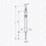 MAGNETI MARELLI Glühkerze