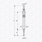 MAGNETI MARELLI Glühkerze