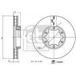 FEBI BILSTEIN Bremsscheibe