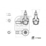 FEBI BILSTEIN Spurstangenkopf