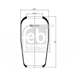 FEBI BILSTEIN Federbalg, Luftfederung