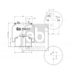 FEBI BILSTEIN Federbalg, Luftfederung