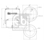 FEBI BILSTEIN Federbalg, Luftfederung