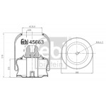 FEBI BILSTEIN Federbalg, Luftfederung