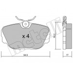 METELLI Bremsbelagsatz, Scheibenbremse