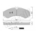 METELLI Bremsbelagsatz, Scheibenbremse