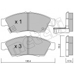 METELLI Bremsbelagsatz, Scheibenbremse