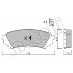 METELLI Bremsbelagsatz, Scheibenbremse