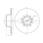 METELLI Bremsscheibe