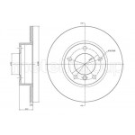 METELLI Bremsscheibe