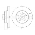 METELLI Bremsscheibe