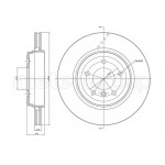 METELLI Bremsscheibe