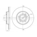 METELLI Bremsscheibe