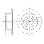 METELLI Bremsscheibe