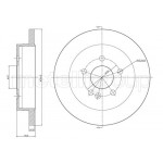 METELLI Bremsscheibe