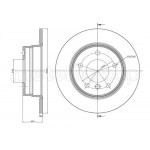 METELLI Bremsscheibe