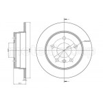 METELLI Bremsscheibe