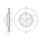 METELLI Bremsscheibe