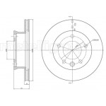 METELLI Bremsscheibe