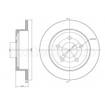 METELLI Bremsscheibe