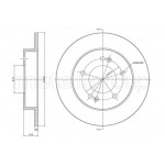 METELLI Bremsscheibe