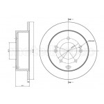 METELLI Bremsscheibe
