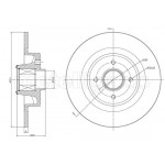 METELLI Bremsscheibe